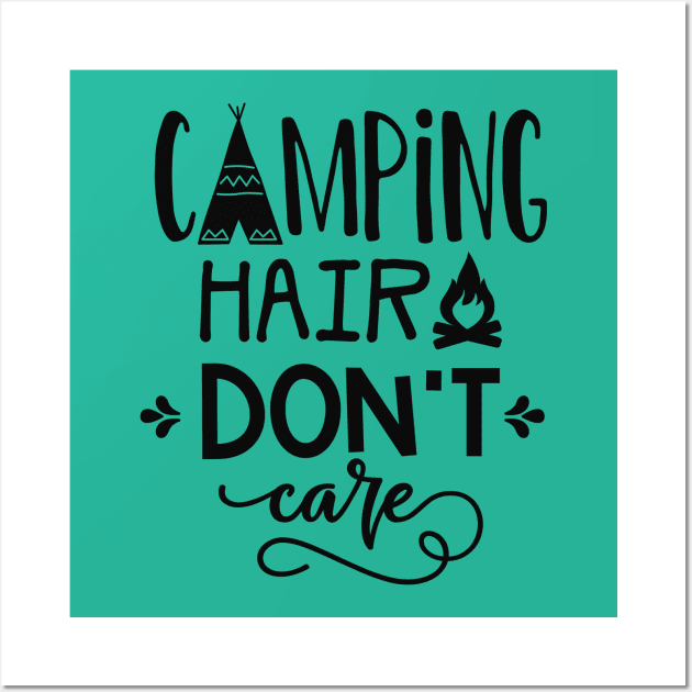 Funny Camping Gift Wall Art by Scar